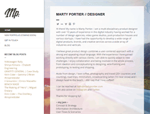 Tablet Screenshot of martyportier.com